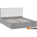 Кровати Трия Хилтон универсальная тип 1 с ПМ 160x200 (ателье светлый/белый)