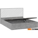 Кровати Трия Хилтон универсальная тип 1 с ПМ 160x200 (ателье светлый/белый)