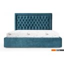 Кровати Krones Афина 160 (велюр темно-бирюзовый)