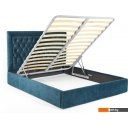 Кровати Krones Афина 160 (велюр темно-бирюзовый)