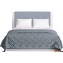 Кровати Аквилон Акцент №1200М (белое сияние/веллюкс 49)