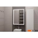 Мебель для ванных комнат Континент Шкаф с зеркалом Allure Led 55x80 (правый)