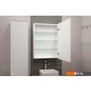Мебель для ванных комнат Континент Шкаф с зеркалом Allure Led 55x80 (правый)