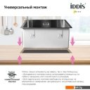 Кухонные мойки IDDIS Edifice EDI44G0i77