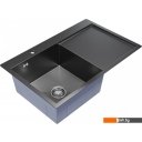 Кухонные мойки Mixline Pro 552922 (черный графит, с сифоном)