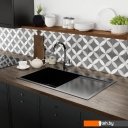 Кухонные мойки Mixline Pro 552922 (черный графит, с сифоном)