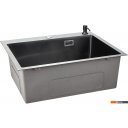 Кухонные мойки Stellar Decor S6550NB-D (нано черный) Кухонные мойки Stellar Decor S6550NB-D (нано черный)