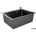 Кухонные мойки Stellar Decor S6550NB-D (нано черный) Кухонные мойки Stellar Decor S6550NB-D (нано черный)