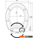 Сиденья и крышки для унитазов и биде Bisk Iris 08472 (зеленый)