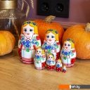 Развивающие игрушки Брестская Фабрика Сувениров В белорусском национальном платье с орнаментом и букетом васильков (набор 7 шт)