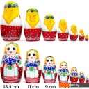 Развивающие игрушки Брестская Фабрика Сувениров В белорусском национальном платье с орнаментом и букетом васильков (набор 7 шт)