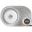 Кухонные мойки AKS Овальная 77x50 (матовый хром)