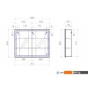 Мебель для ванных комнат Vigo Шкаф с зеркалом Geometry 1000