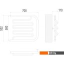 Полотенцесушители TERMINUS Фокстрот-Лиана 1