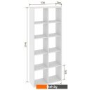 Полки, стеллажи, системы хранения Кортекс-мебель Дельта-10 км.02539 71x175 (венге)