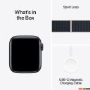 Умные часы и браслеты Apple Watch SE 2 40 мм (алюминиевый корпус, полуночный/полуночный, нейлоновый ремешок)