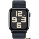 Умные часы и браслеты Apple Watch SE 2 40 мм (алюминиевый корпус, полуночный/полуночный, нейлоновый ремешок)
