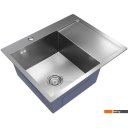 Кухонные мойки Mixline Pro 551875 левый (сатин, с сифоном)