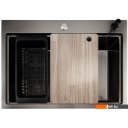 Кухонные мойки Stellar S7050NB-A (нано черный, c доской)