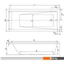 Ванны Excellent Wave 180x80