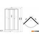 Душевые кабины Niagara Promo P90/26/MT 90x90x215