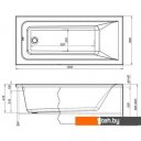 Ножки, каркасы, опоры для ванн Aquanet Bright 155x70
