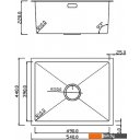 Кухонные мойки Roxen Uno 560210-54B Кухонные мойки Roxen Uno 560210-54B