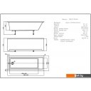 Ванны Aquatek София 150x70