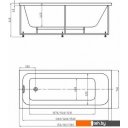 Ванны Aquatek Мия 180x80