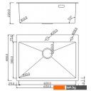 Кухонные мойки Roxen Simple 560220-65B