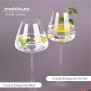 Стаканы, бокалы, рюмки Makkua Wine Series Crystal Elegance White MW600