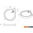 Душевые поддоны AM.PM Like Round 95 W83T-333-095W