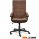 Офисные кресла и стулья TetChair Trendy (флок/ткань, коричневый)