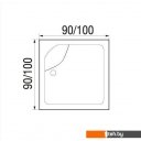 Душевые поддоны River Wemor 100/41 S