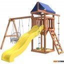 Детские спортивные комплексы и игровые площадки National Tree Company Качели лодочка и подвесное плетеное кресло IgroWoods ДП-2