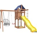 Детские спортивные комплексы и игровые площадки National Tree Company Качели лодочка и подвесное плетеное кресло IgroWoods ДП-2