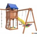Детские спортивные комплексы и игровые площадки National Tree Company Качели лодочка и прямоугольное гнездо Лодка IgroWoods ДП-9