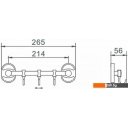 Аксессуары для ванной и туалета Ekko E1915-3