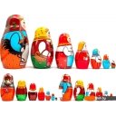 Развивающие игрушки Брестская Фабрика Сувениров в стиле первой русской матрешки (набор 7 шт)