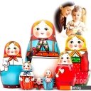 Развивающие игрушки Брестская Фабрика Сувениров в стиле первой русской матрешки (набор 7 шт)