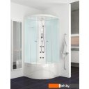 Душевые кабины Domani-Spa Delight 99 High DS01D99HWM10 (белый/сатин-матированное стекло)