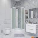 Душевые кабины Niagara Promo P100/80/26L/MT/BK 100x80x195