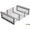 Кухонные мойки Roxen Stage 560250-60B PVD графит (c держателем для ножей, двумя коландерами, разделочной доской и дозатором)