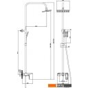 Душевые системы и гарнитуры Diadonna Д80-335116