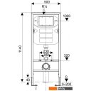 Инсталляции для унитазов, раковин, биде и писсуаров Керамин ИнВолл Комфорт K130-A02-EEA1