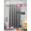 Шторки и карнизы для ванн и поддонов FORA Delicate Black FOR-PH-DLB
