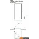 Душевые кабины MaybahGlass 198x80 MGD-808-5 (сатин стекло/хром матовый)