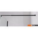 Душевые кабины Saniteco Walk-In SN-W8TB100 (100x200, прозрачное стекло, черный профиль)