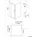 Душевые кабины Niagara NG-A110G 110x190