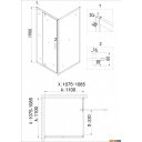 Душевые кабины Niagara NG-43-11AG 110x190